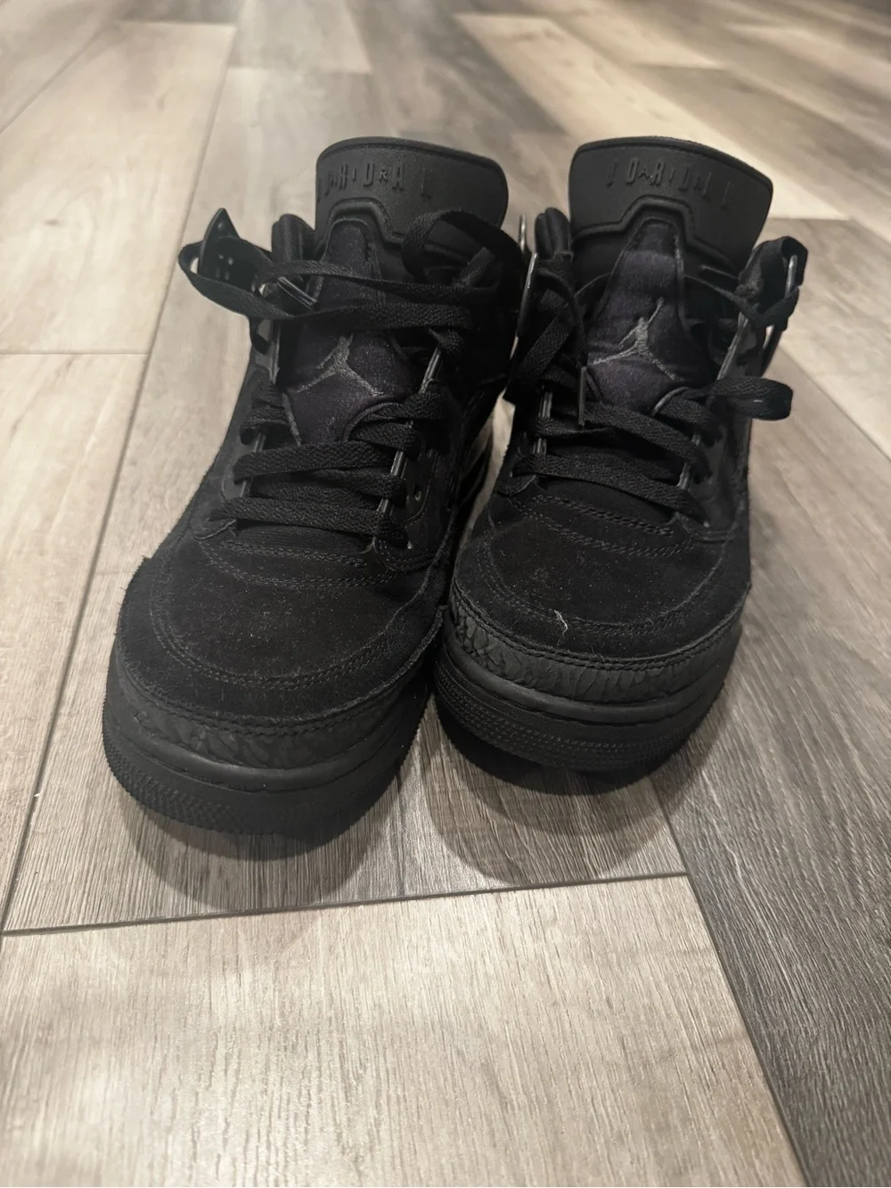 Jordan All-Black High-Top Sneakers